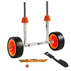 Kajakki- ja kanoottikärry kumirenkailla, kantavuus 113,4 kg