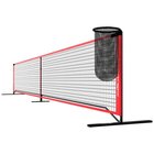 Sulkapalloverkko Sportnow 674x70x92cm., musta/vihreä