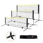 10 jalan kannettava sulkapallo-, lentopallo- ja pickleball-verkkosetti