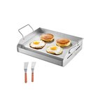 Ruostumattomasta teräksestä valmistettu BBQ-grillipannu, suorakaiteen muotoinen 17 x 13 tuumaa