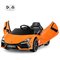 Lasten sähköauto 104x60x40cm, oranssin/mustan värinen – kuva 1