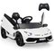 Lasten sähköauto 107x64x46cm, valkoinen/musta väri – kuva 1