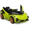 Lasten sähköauto 108x63,5x40,5cm, vihreä/musta – kuva 1