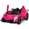 Lasten sähköauto 111x61x45cm, vaaleanpunainen/musta – kuva 1