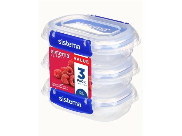 Sistema Rectangle Klip It Plus 3Pack 180ml