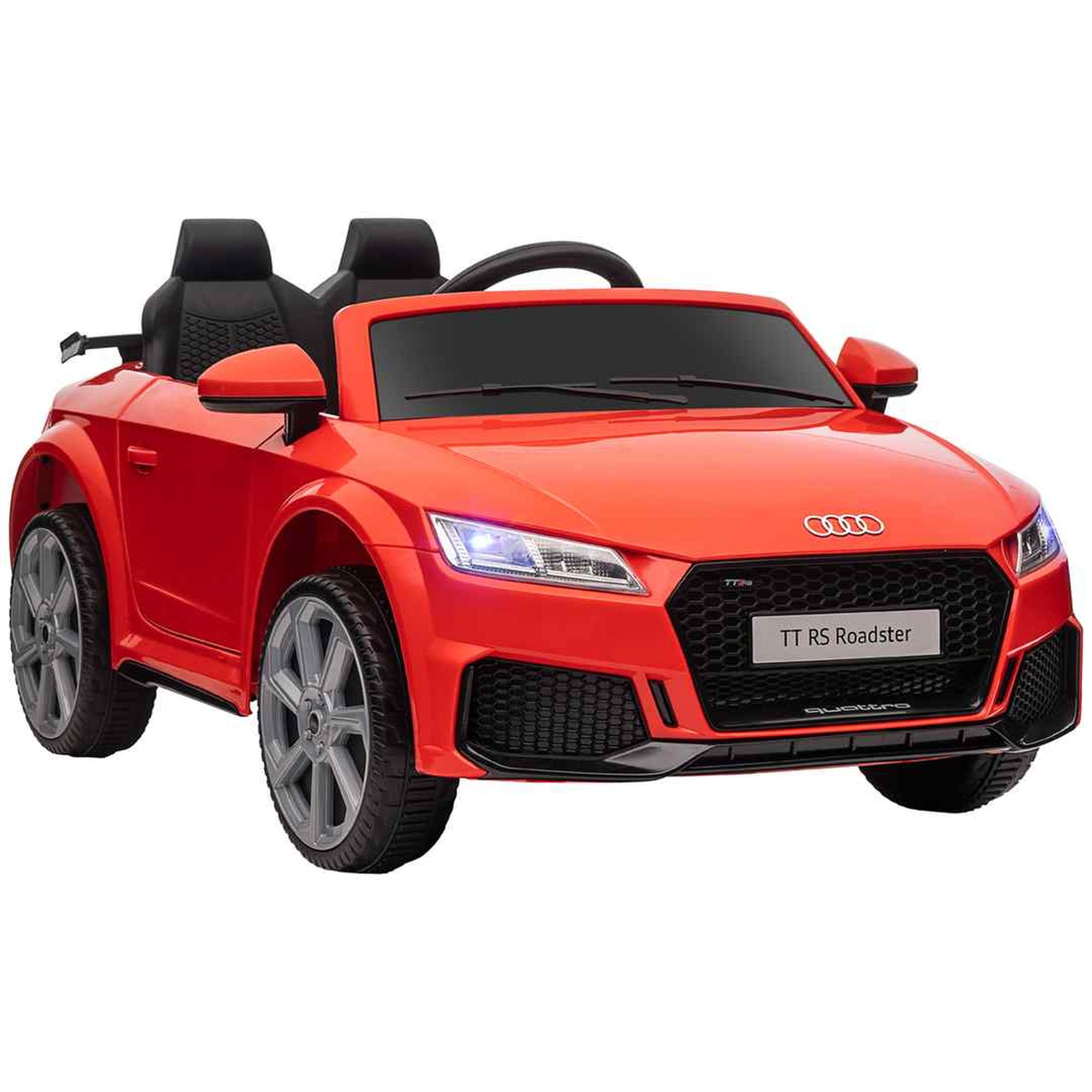 Lasten sähköauto Homcom 102x60x44cm, punaisen/mustan värinen