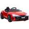 Lasten sähköauto Homcom 103x58x41cm, punainen/musta – kuva 1