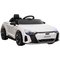 Lasten sähköauto Homcom 103x58x41cm, valkoinen/musta väri – kuva 1