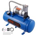 12 V:n ilmakompressori, 6 litran tilavuus, 120 PSI, junien signaaleille ja renkaille