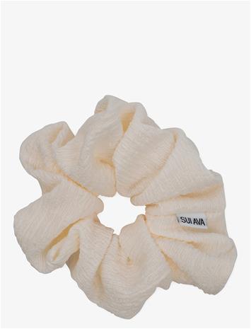 SUI AVA Ea Zig-Zag Scrunchie Cream