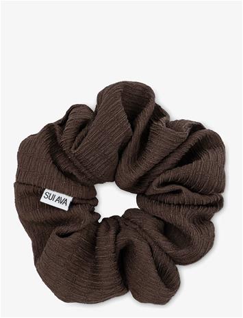 SUI AVA Ea Zig-Zag Scrunchie Chocolate