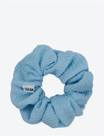 SUI AVA Ea Zig-Zag Scrunchie Sky Blue