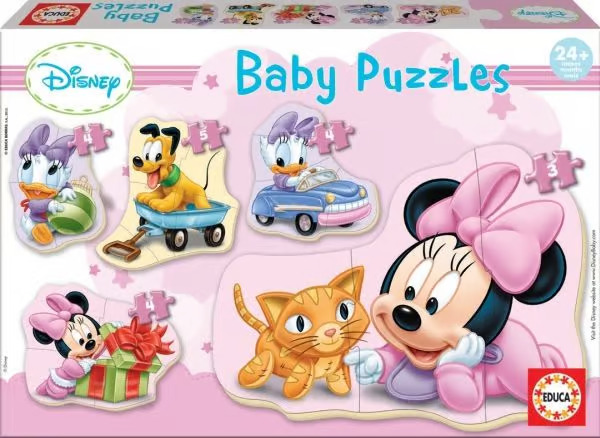 Educa 3-4-4-4-5 Minnie