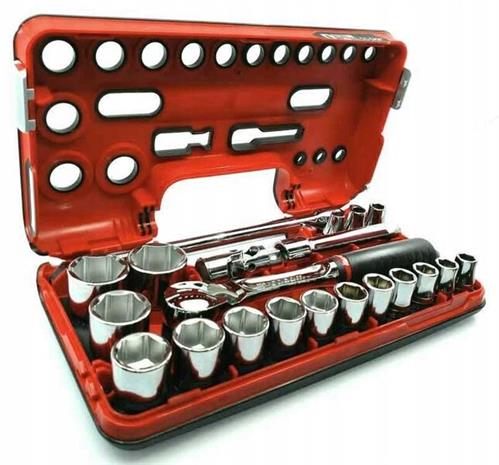 Facom SL.DBOX1PB 1/2 in. DBOX Pear-Head Ratchet Socket Set (21 pc.)