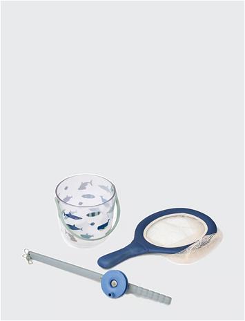 Liewood Cora Crab Fishing Set W Net - Blue - ONE SIZE