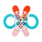 Akuku Educational rattle-teether KOSMO – kuva 1