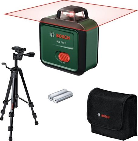 Bosch PLL 360-1 Basic (0603663L01) 2xAA punainen, linjalaser