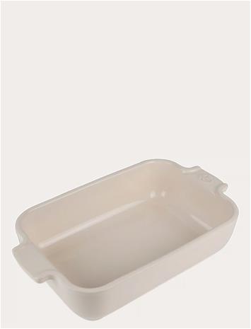 Peugeot Appolia Rectangular dish 22 cm Cream white