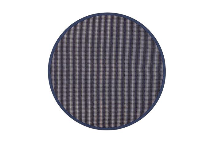Matto Lyyra Pyöreä 200 cm Sininen - VM Carpet