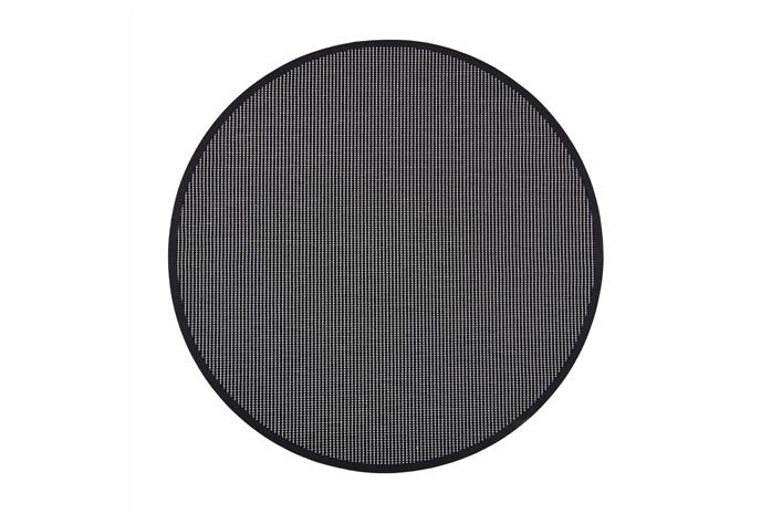 Matto Lyyra2 Pyöreä 200 cm Musta - VM Carpet