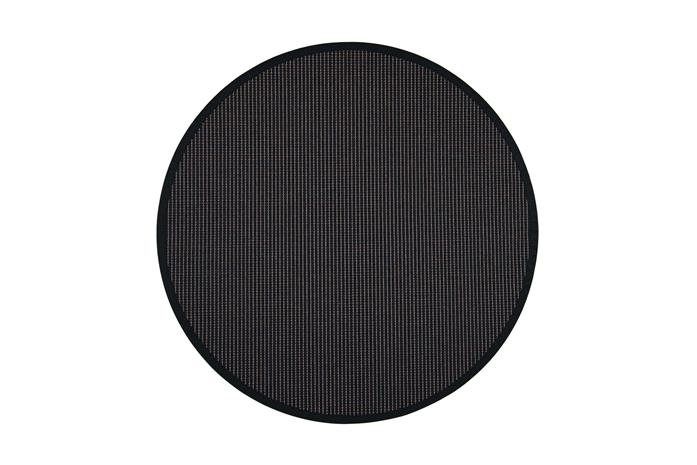 Matto Lyyra Pyöreä 200 cm Musta - VM Carpet