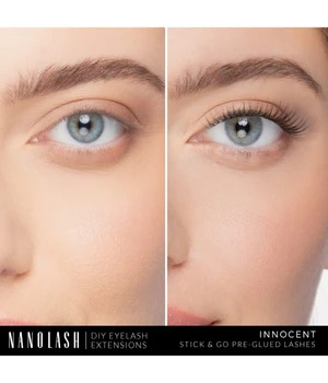 Nanolash DIY eyelash extensions Stick & Go pre-glued lashes Innoc