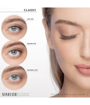 Nanolash DIY eyelash extensions Stick & Go pre-glued lashes Class