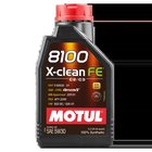 Moottoriöljy MOTUL 8100 X-CLEAN FE 5W30 1L. 5w-30