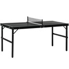 Pöytätennispöytä Sportnow 152x76x72cm, musta/valkoinen