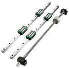 Lineaariohjauskisko HGR20 1700 mm, jossa RM1605-kuularuuvi ja BF12/BK12-sarja CNC-koneisiin