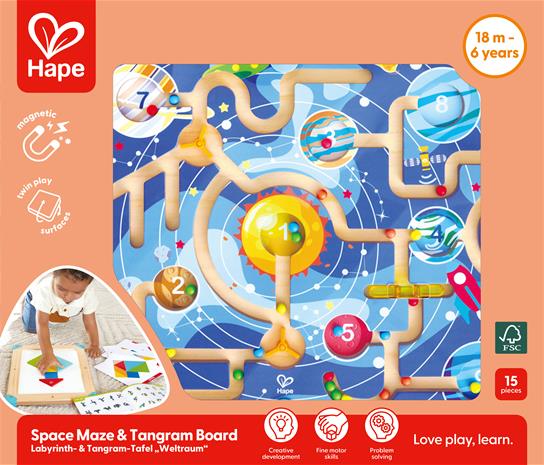 Hape Space Maze & Tangram Board