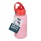 Juomapullo: Hello Kitty - Glass Water Bottle With Sleeve (800ml) KOTIIN
