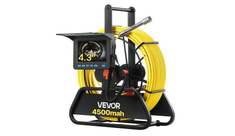 Viemärikamera VEVOR WP9602B, 6 LED, 16 GB – kuva 1/1