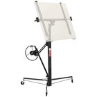 Kipsilevynostin 3353 mm, teleskooppikahva, lukittavat pyörät (musta)