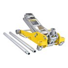 Matalaprofiilinen hydraulinen lattiatunkki, 3 tonnia, keltainen