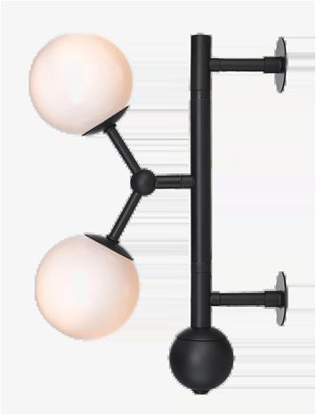 Halo Design - Atom Seinävalaisin Opal – kuva 2/3