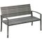 Puutarhapenkki Outsunny 122x60x85 cm, harmaa – kuva 1