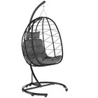 Riippuva keinutuoli Outsunny 102x102x195cm, musta