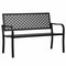 Puutarhapenkki Outsunny 127x63x83cm., musta – kuva 1