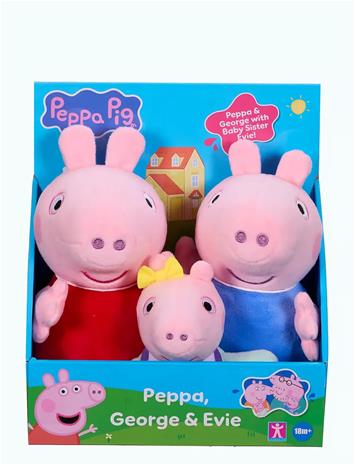 Peppa Pig - Plush 3PK (8423) – kuva 8/8