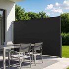 Sivumarkiisi VEVOR H038-2, ulosvedettävä, Musta, 180 × 300 cm