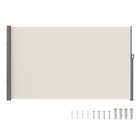 Ulosvedettävä sivumarkiisi VEVOR H038, Beige, 180 × 300 cm
