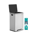 Roska-astia SONGMICS LTB595, 50 l, polkimella, Hopea, 41,6 × 37,2 × 64,7 cm