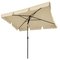 Ulkosateenvarjo FLOKS, beige, 125 × 200 × 235 cm – kuva 1