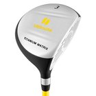 Golfmaila 89cm, keltainen/hopeanvärinen