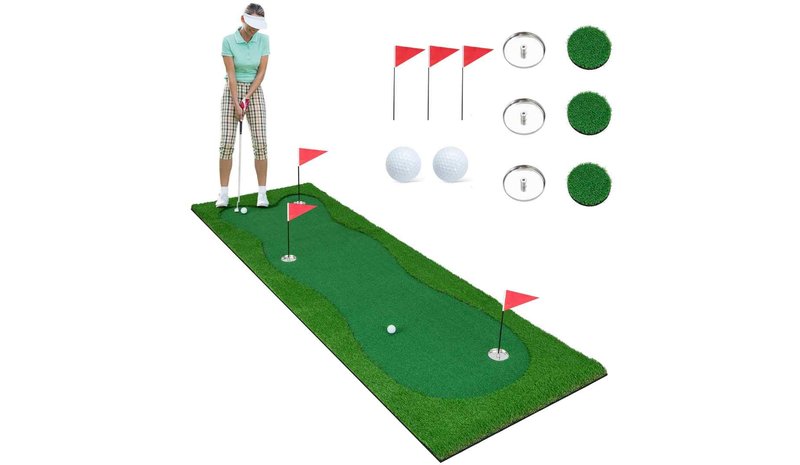 Golfmatto 300x100cm, vihreä – kuva 1/1