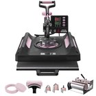 Lämpöprässi 8 in 1, 38x38 cm, musta