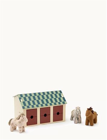 Kid's Concept Hevostalli + Hevoset
