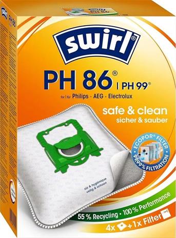 Swirl PH86/PH96 pölynimuripussit
