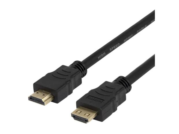 Deltaco HDMI cable with Ethernet - 5 m